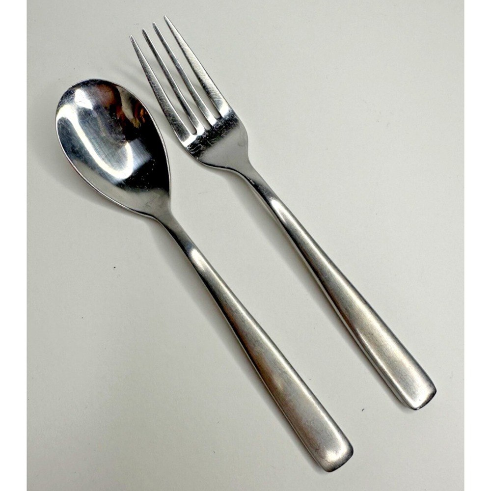 Mikasa Stainless Flatware 7" TeaSpoon Salad Fork Replacement Delano?